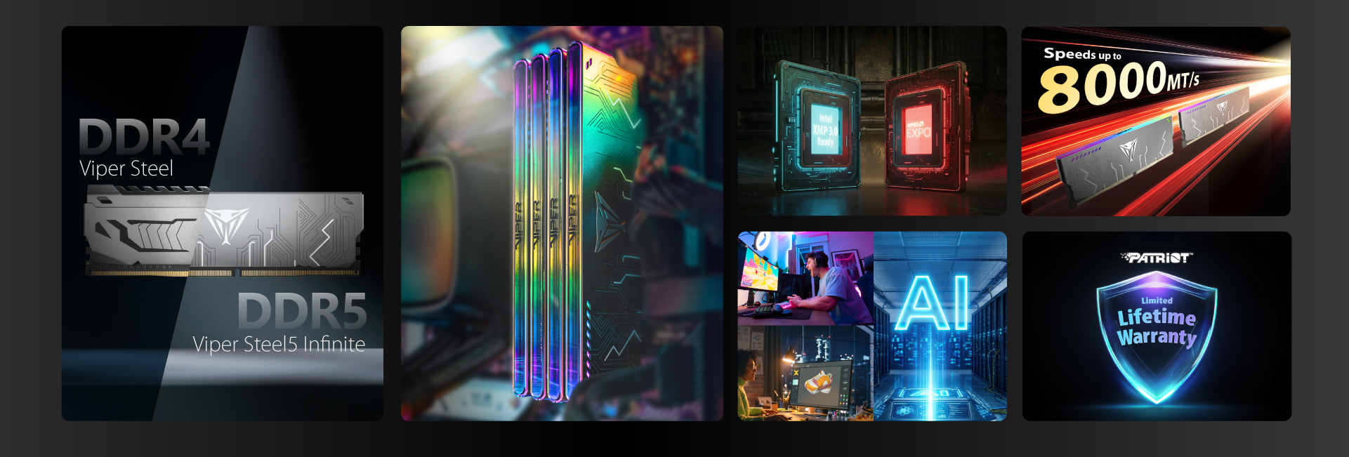 Viper Steel 5 Infinite RGB Non-RGB DDR5