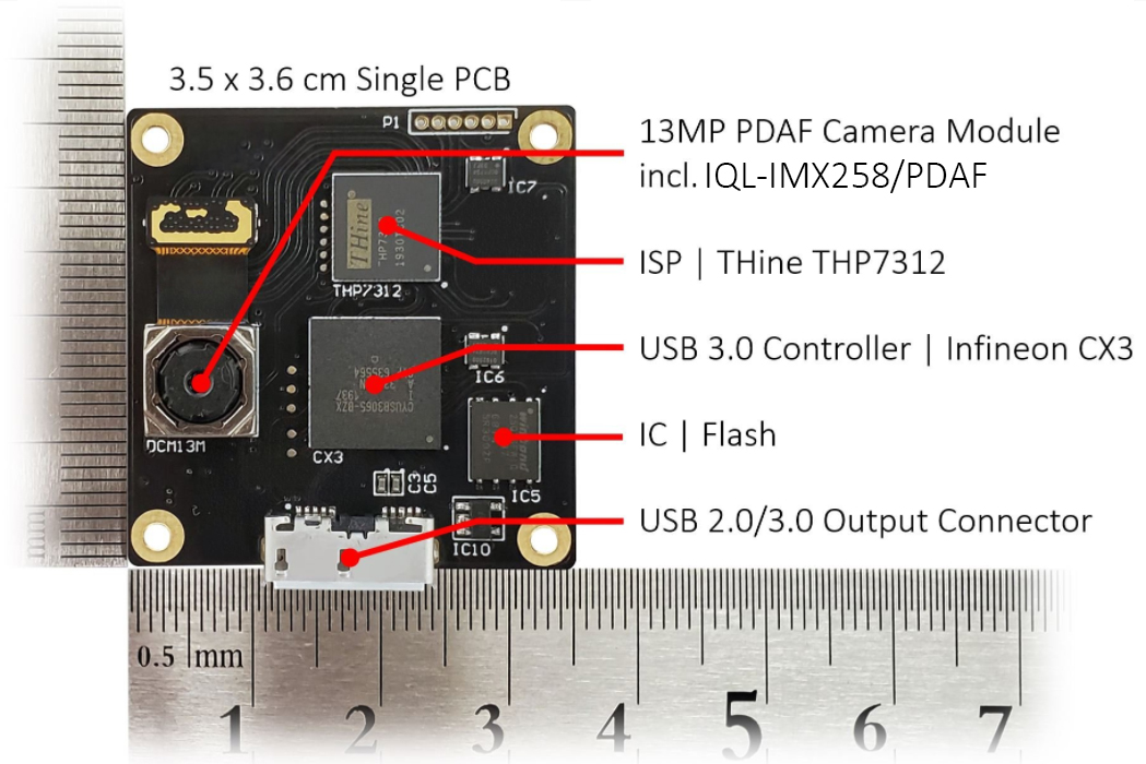 Sony IMX258 13MP PDAF USB Camera additional view 1