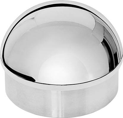 Tapa final semiesférica