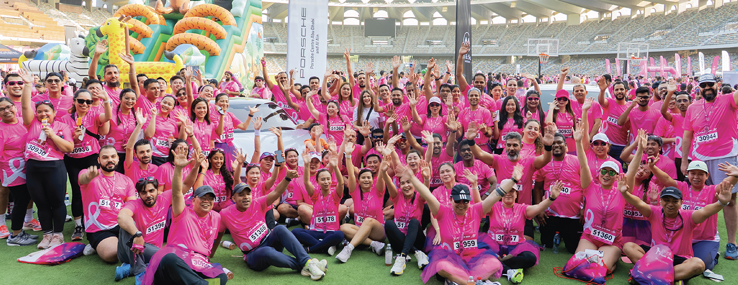 Ali & Sons Stands United at the ADCB Pink Run 2025