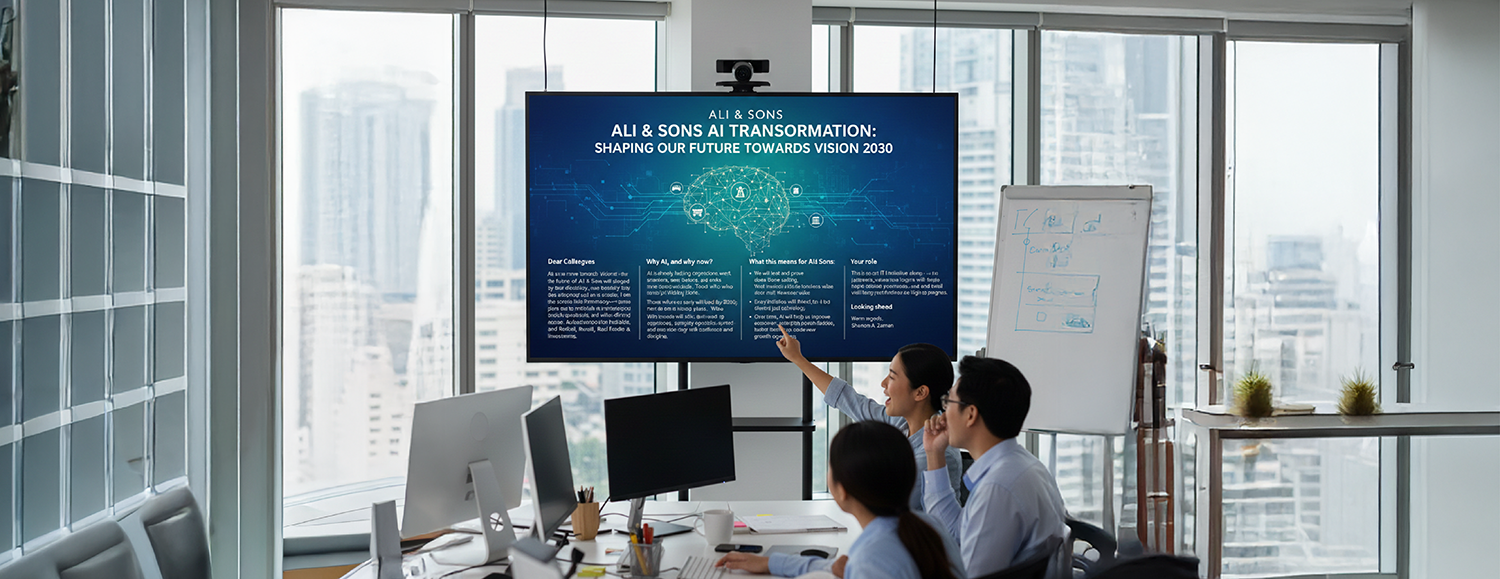 إطلاق رحلتنا نحو التحول الرقمي باستخدام الذكاء الاصطناعي