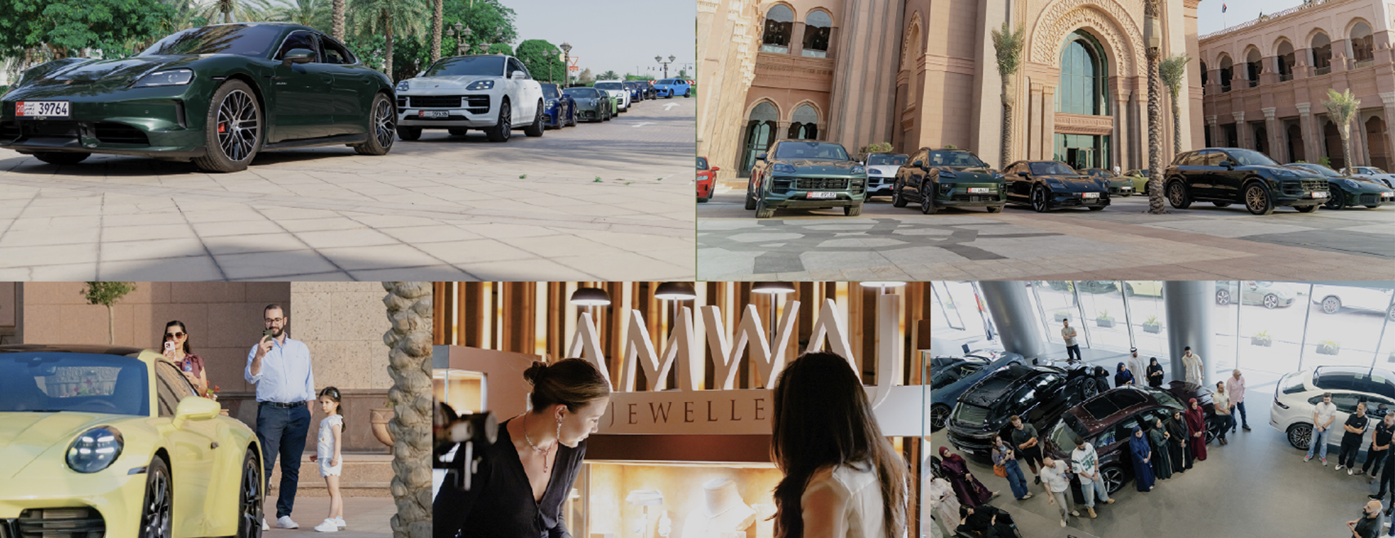Porsche Centre Abu Dhabi & Amwaj Jewellery Curate an Experience of Performance & Opulence