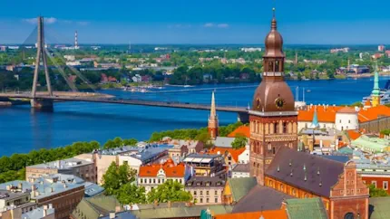 Rīgas panorāma, Daugava, Vecrīga