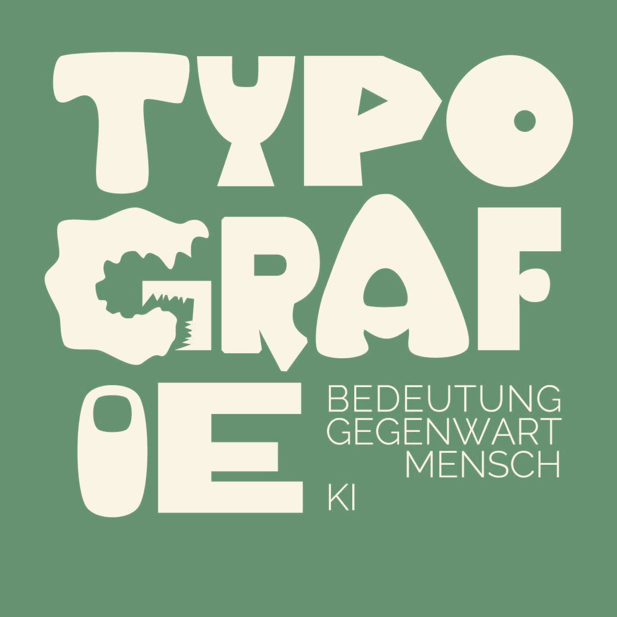 Layout Typografie Deckblatt