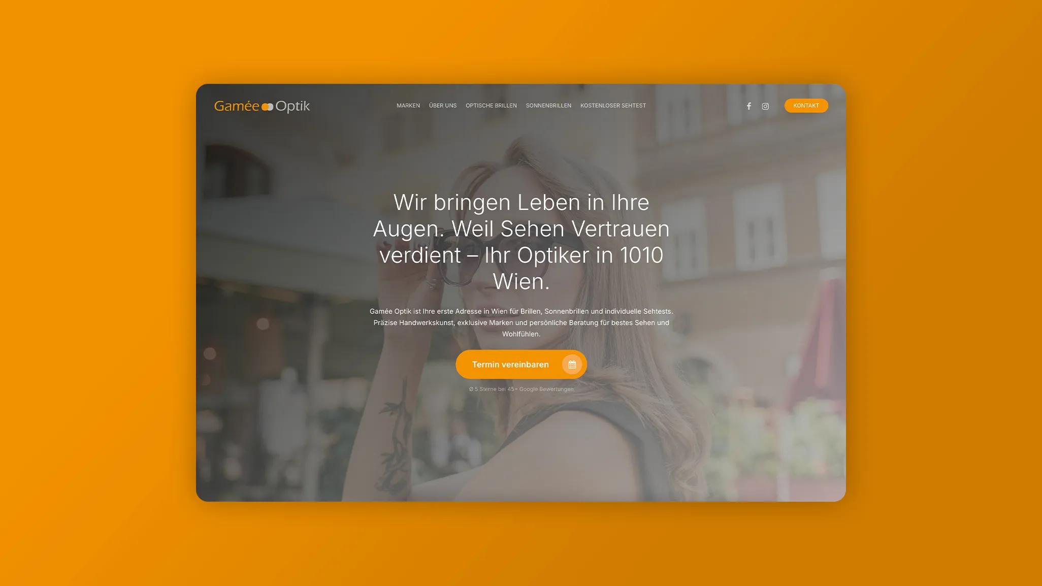 Gamee Optik | Webdesign Referenz