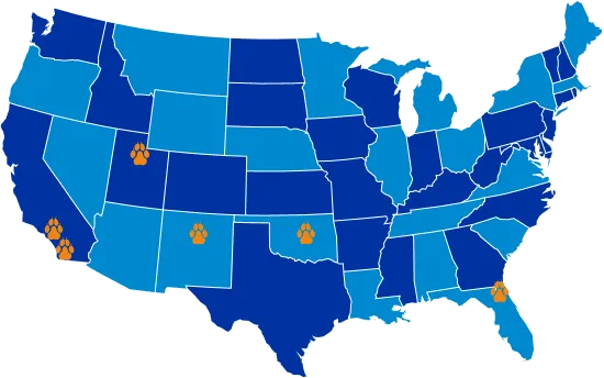 Map of United States