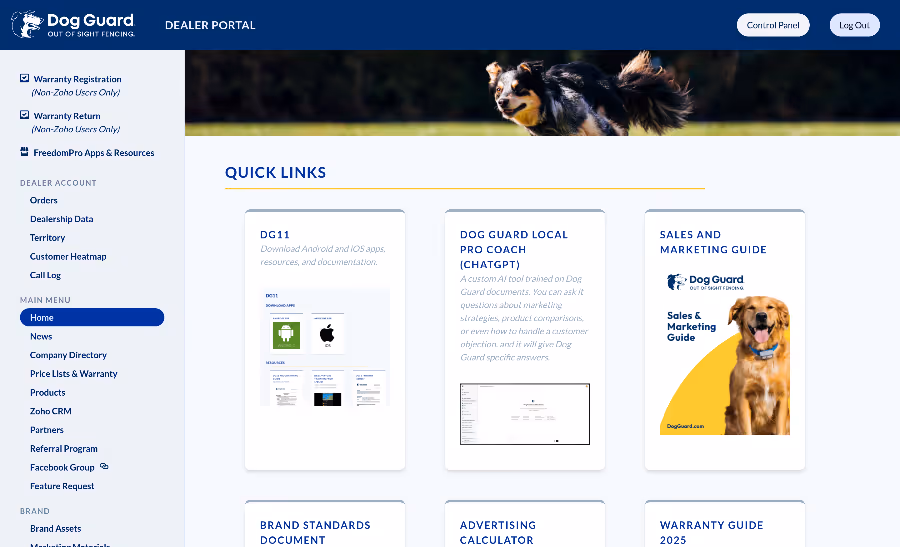 Dog Guard Dealer Portal