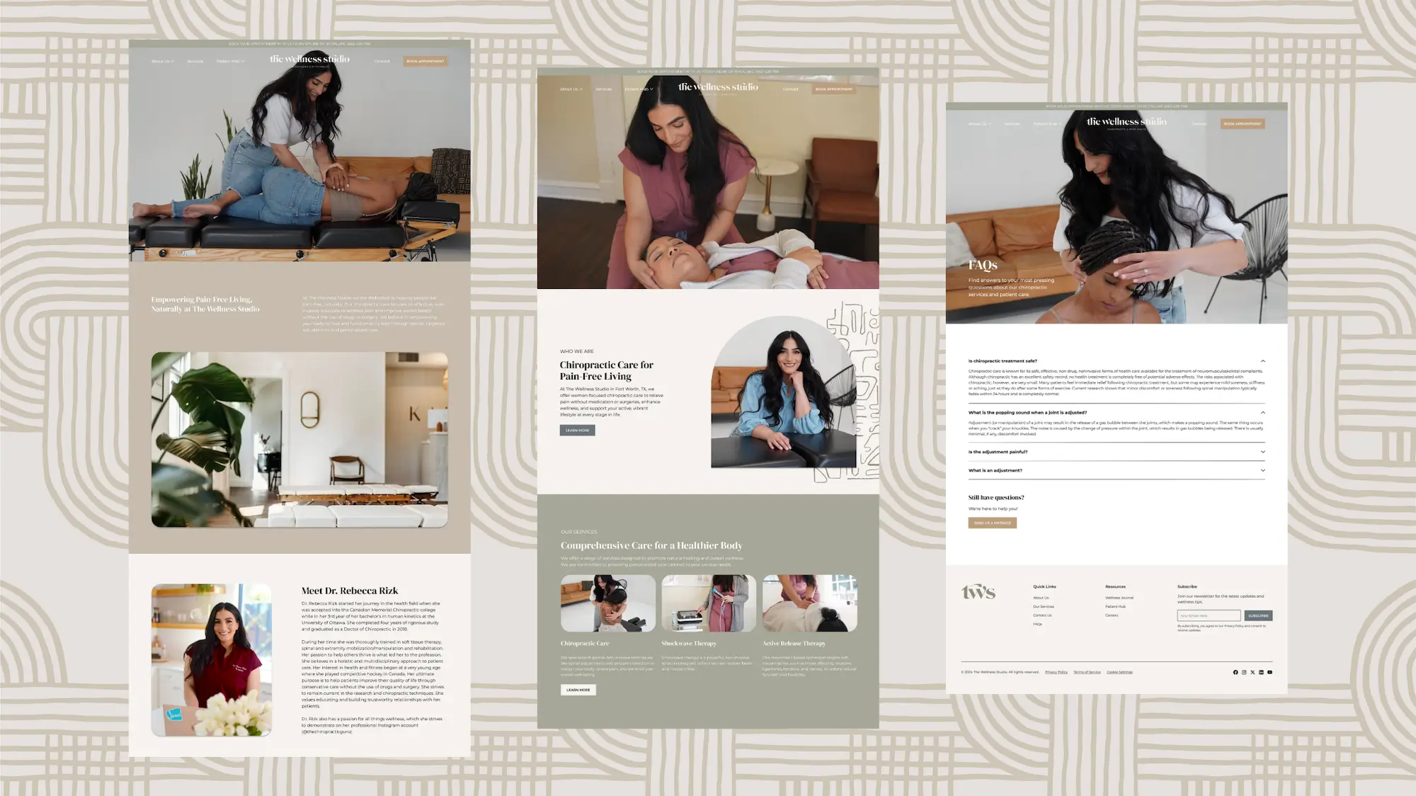 website design mockup