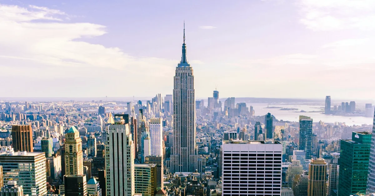 Visão aérea Empire State Building