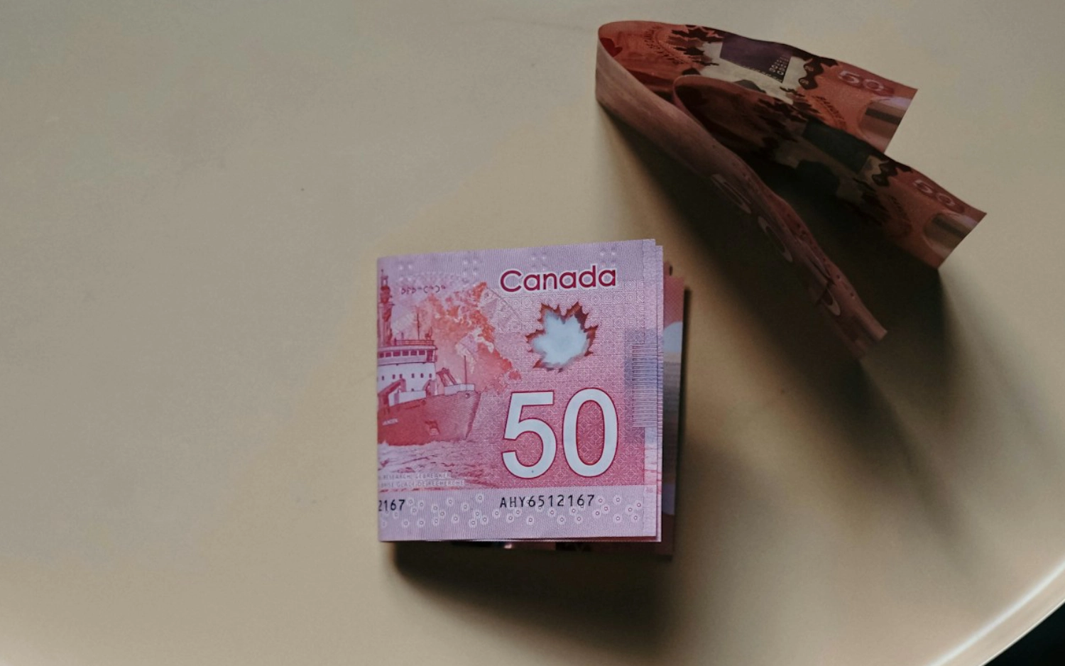 Notas de dólar canadense