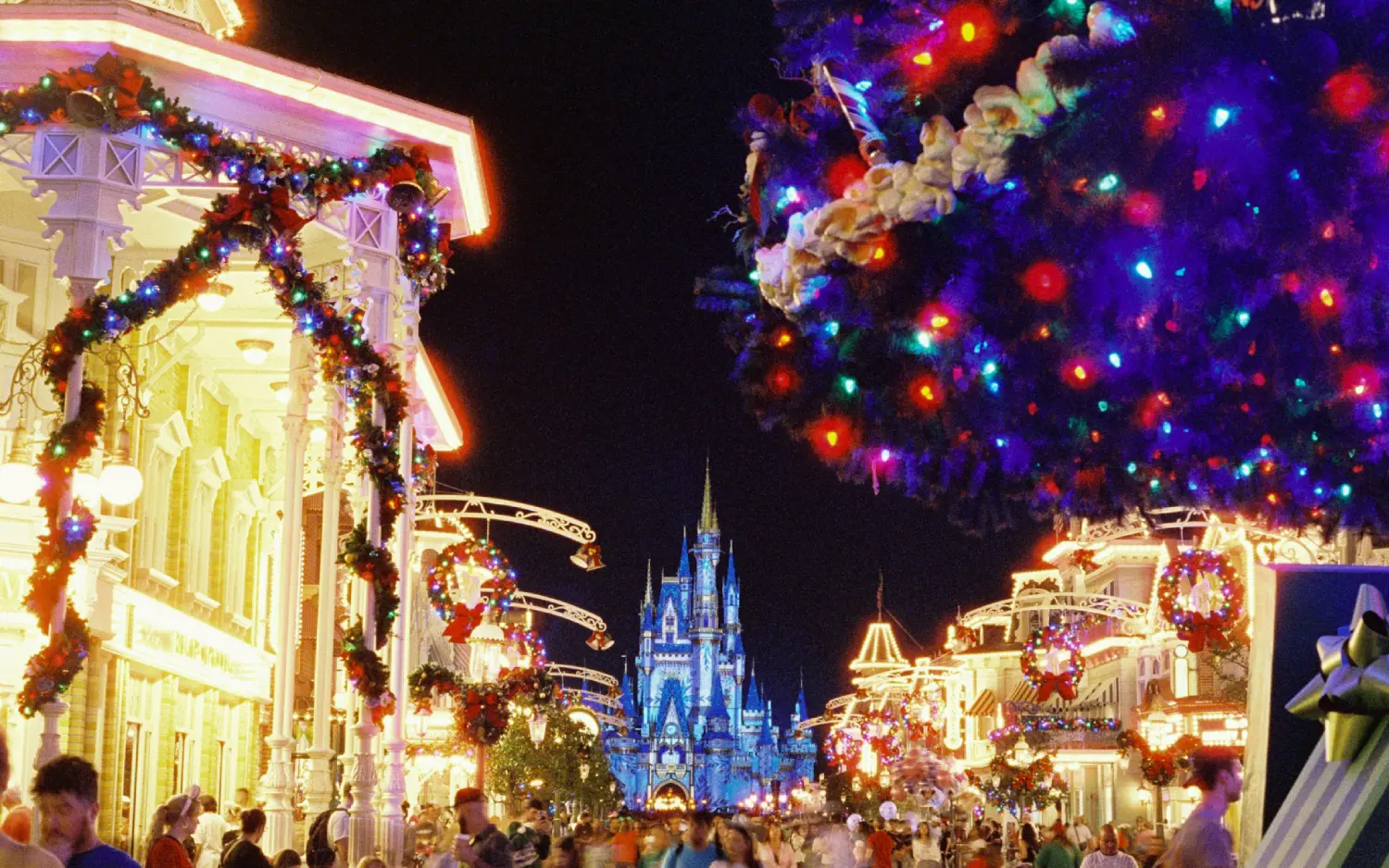 Disney com decoração de Natal