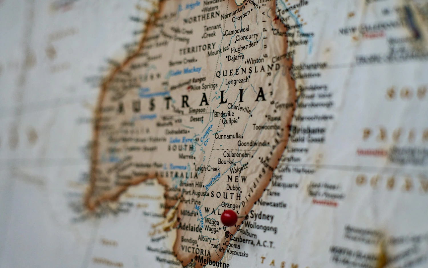 Mapa da Austrália