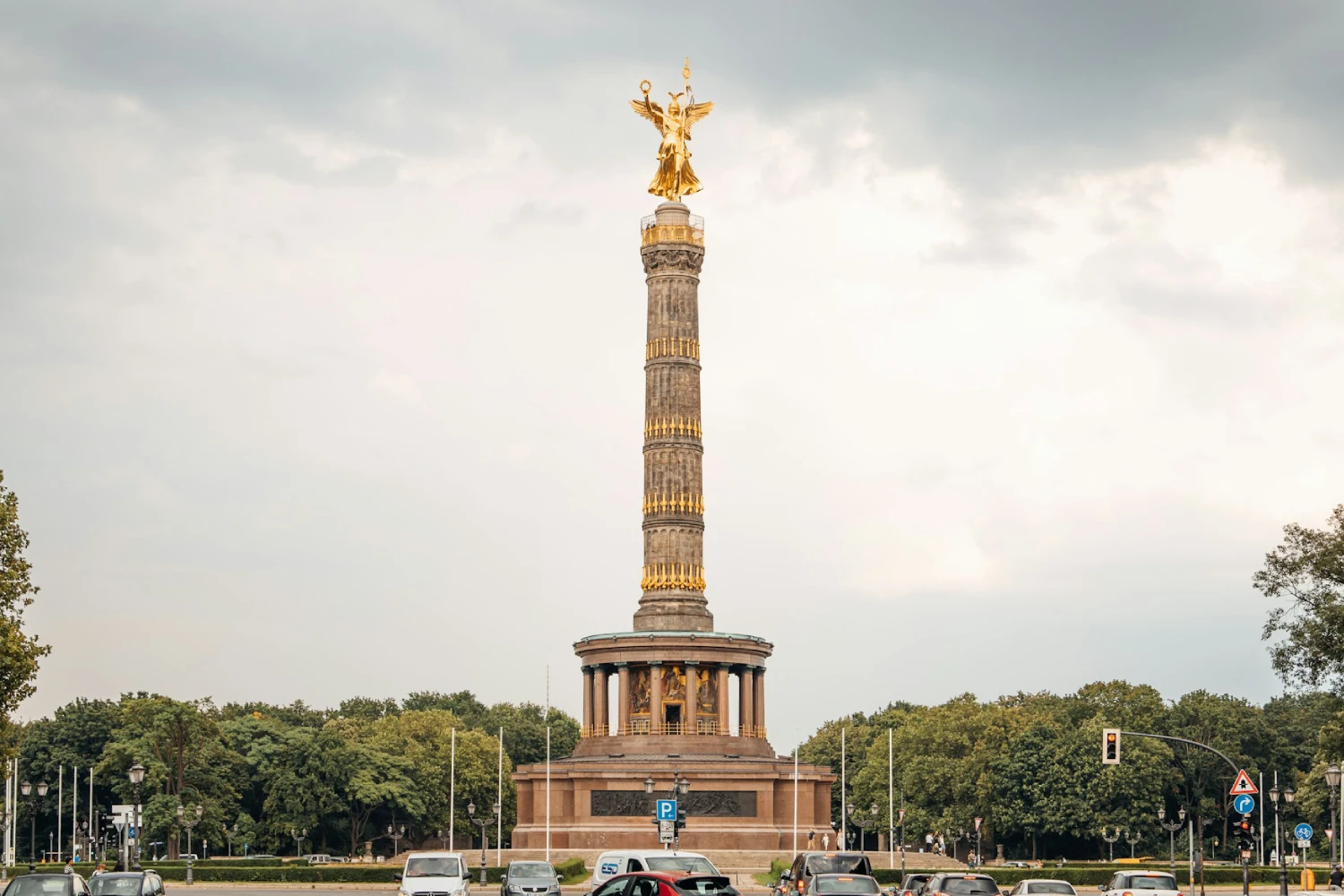 coluna da vitória tiergarten berlim parque verde