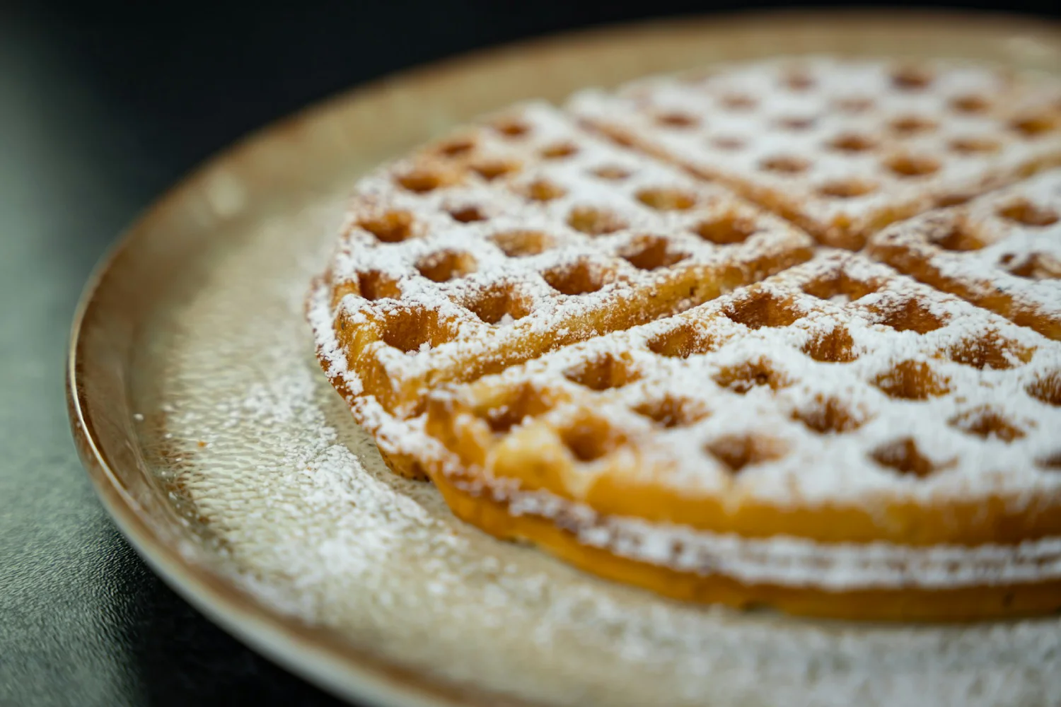 Waffle de Bruxelas, comida típica belga