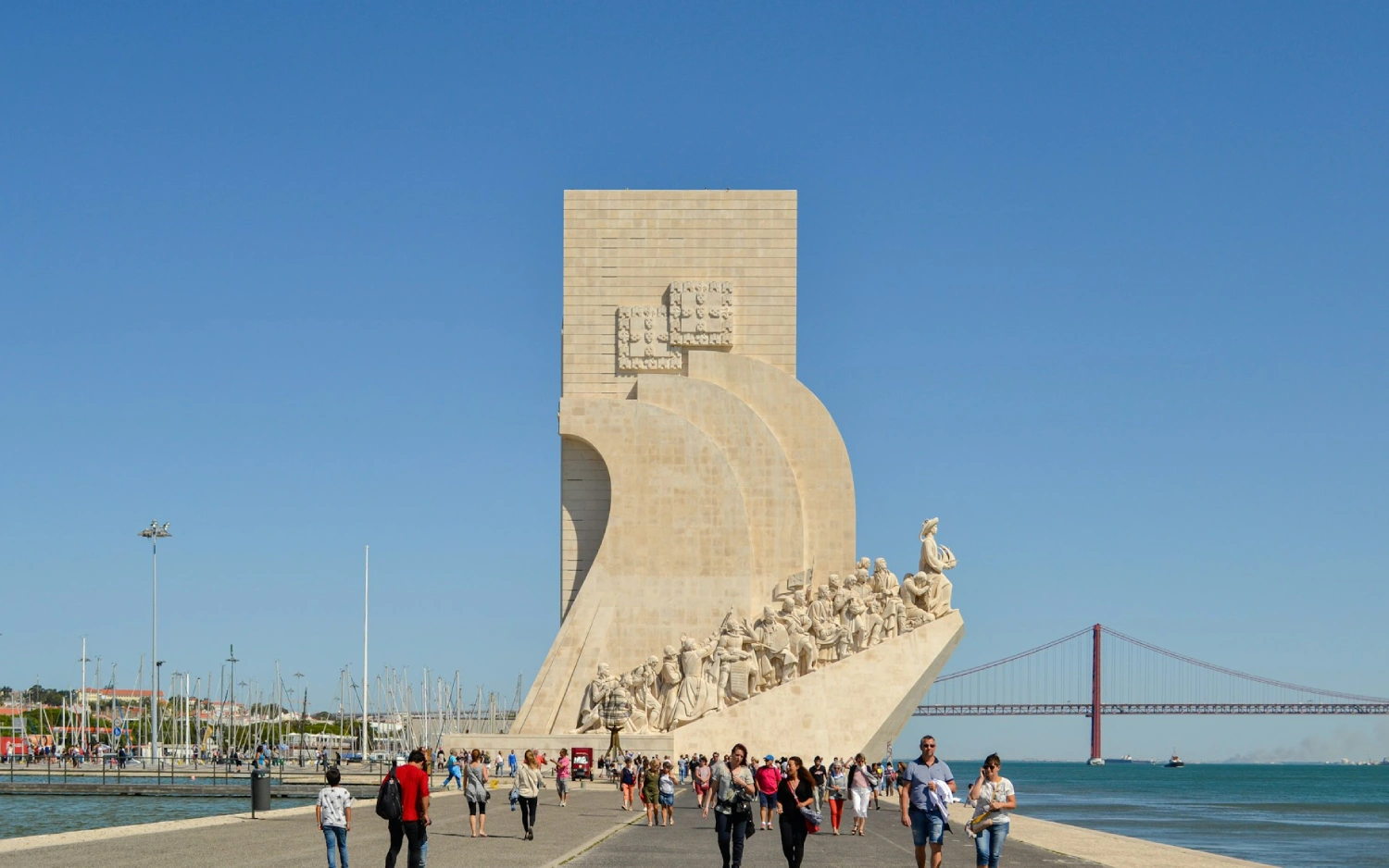 Monumento do Padrão dos Descobrimentos, em Lisboa