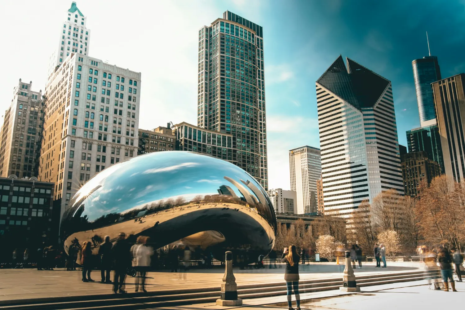 Escultura Cloud Gate em Chicago