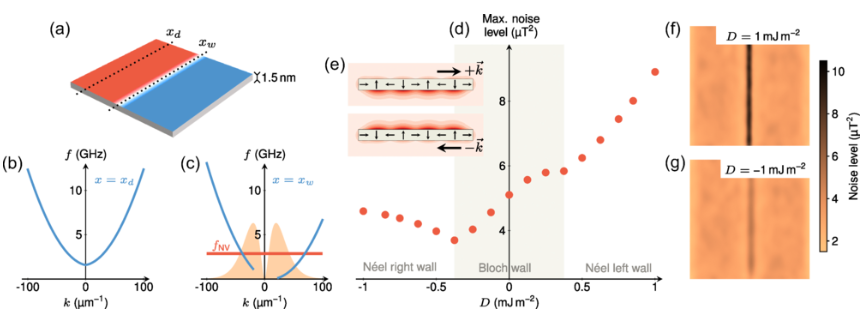Thermal Spin Wave Noise as a Probe for the Dzyaloshinskii-Moriya Interaction