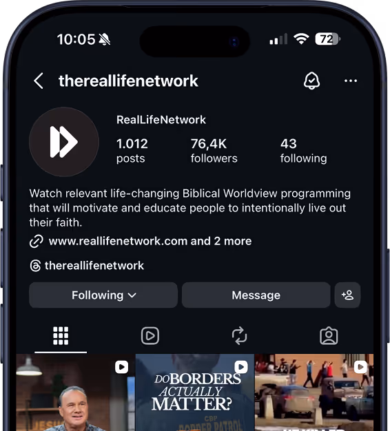 Real Life Network on Instagram