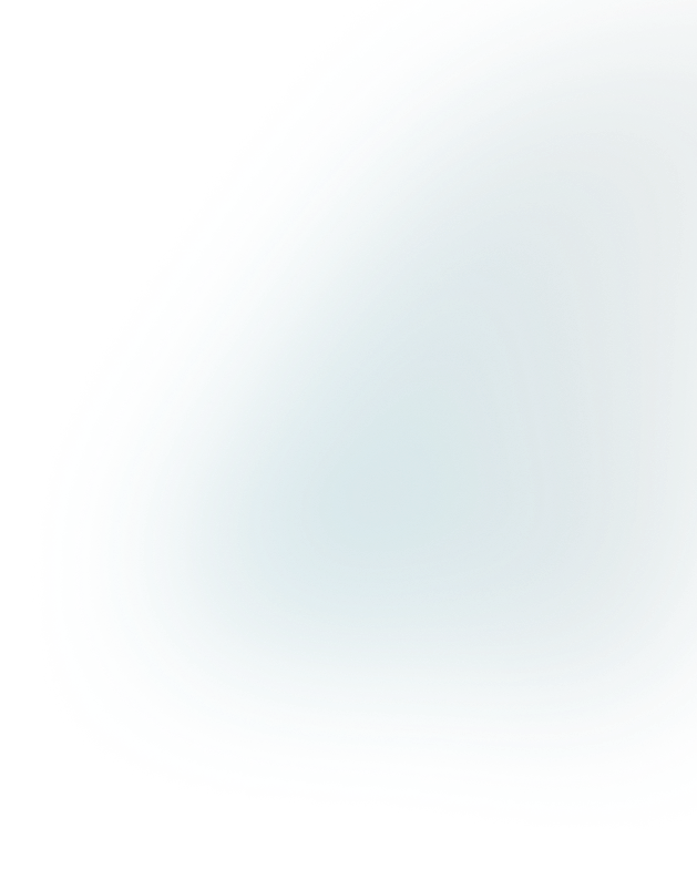 Blurred blue and black gradient background with soft glowing edges.