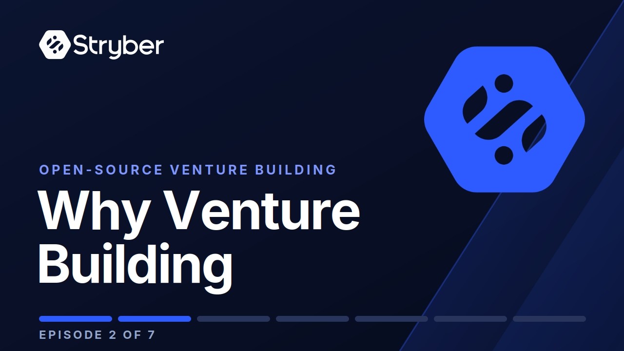 Why Venture Building: The Stryber Framework