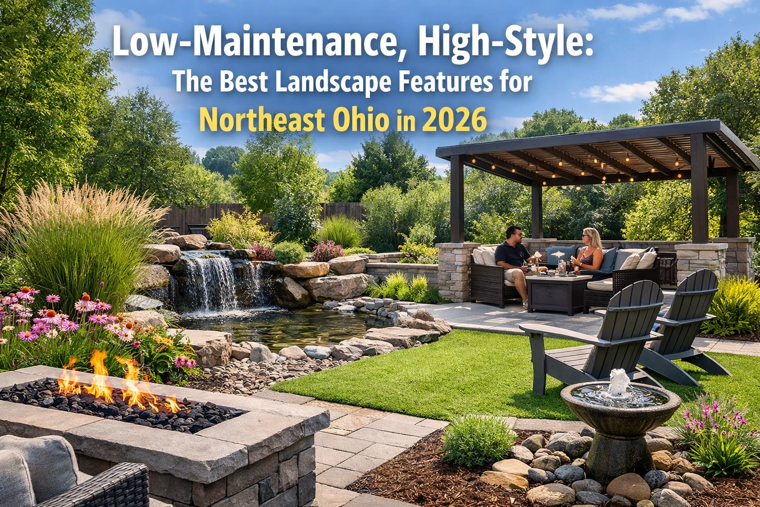 Low-Maintenance, High-Style: The Best Landscape Features for Northeast Ohio in 2026