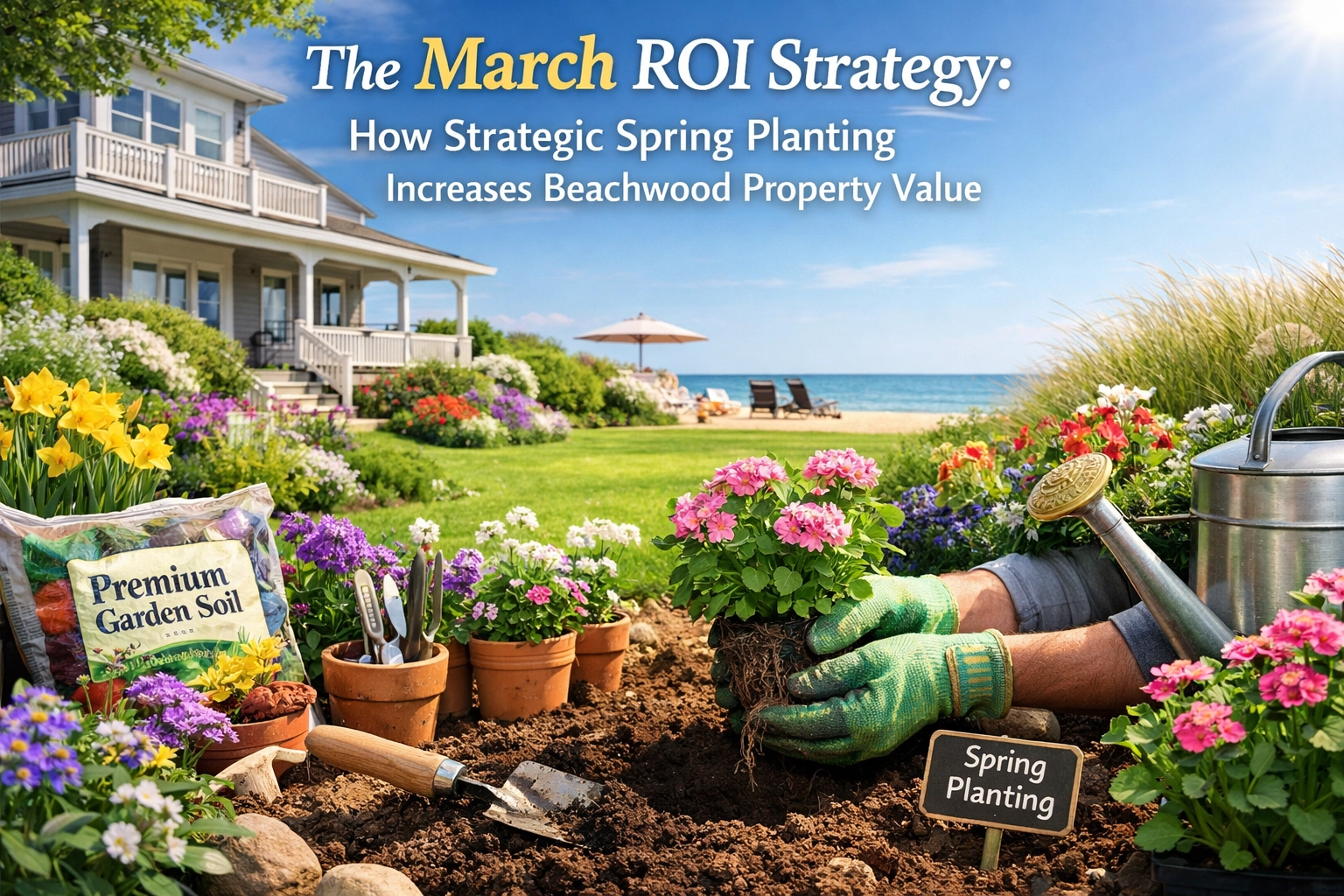 The March ROI Strategy: How Strategic Spring Planting Increases Beachwood Property Value
