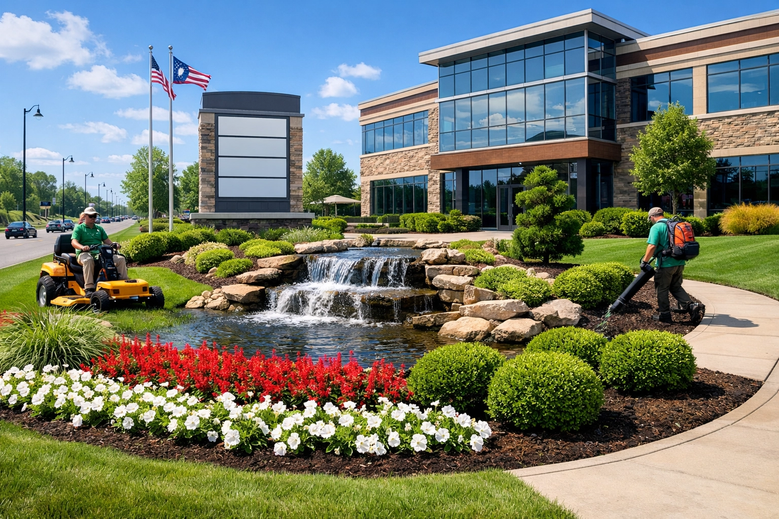 Commercial Excellence in Macedonia: How Premium Landscaping Sets Your Business Apart on the SR 82 Corridor