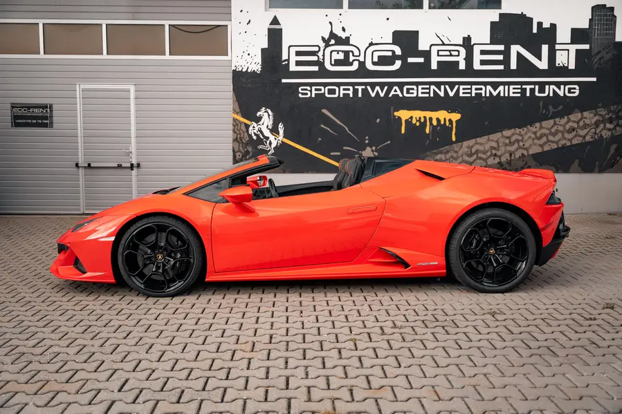 Lamborghini Huracán EVO Spyder Seite