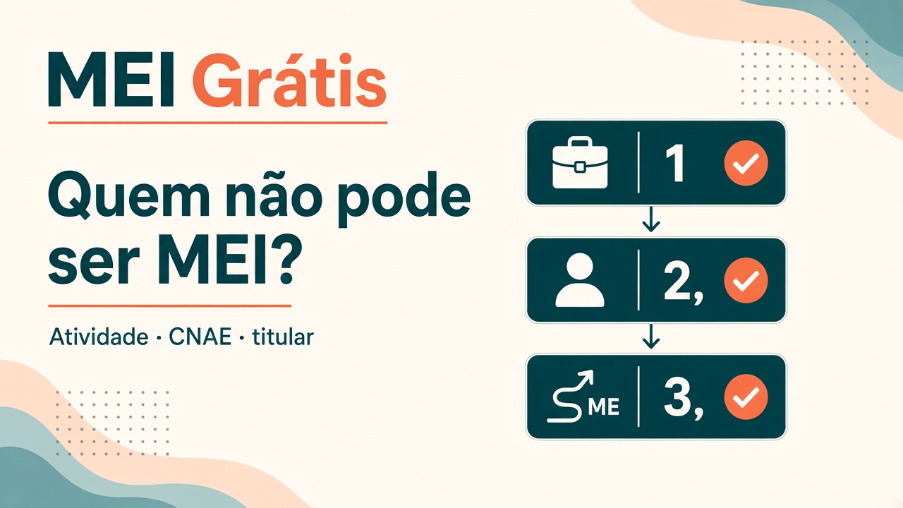 Quem nao pode ser MEI — atividade, CNAE e titular