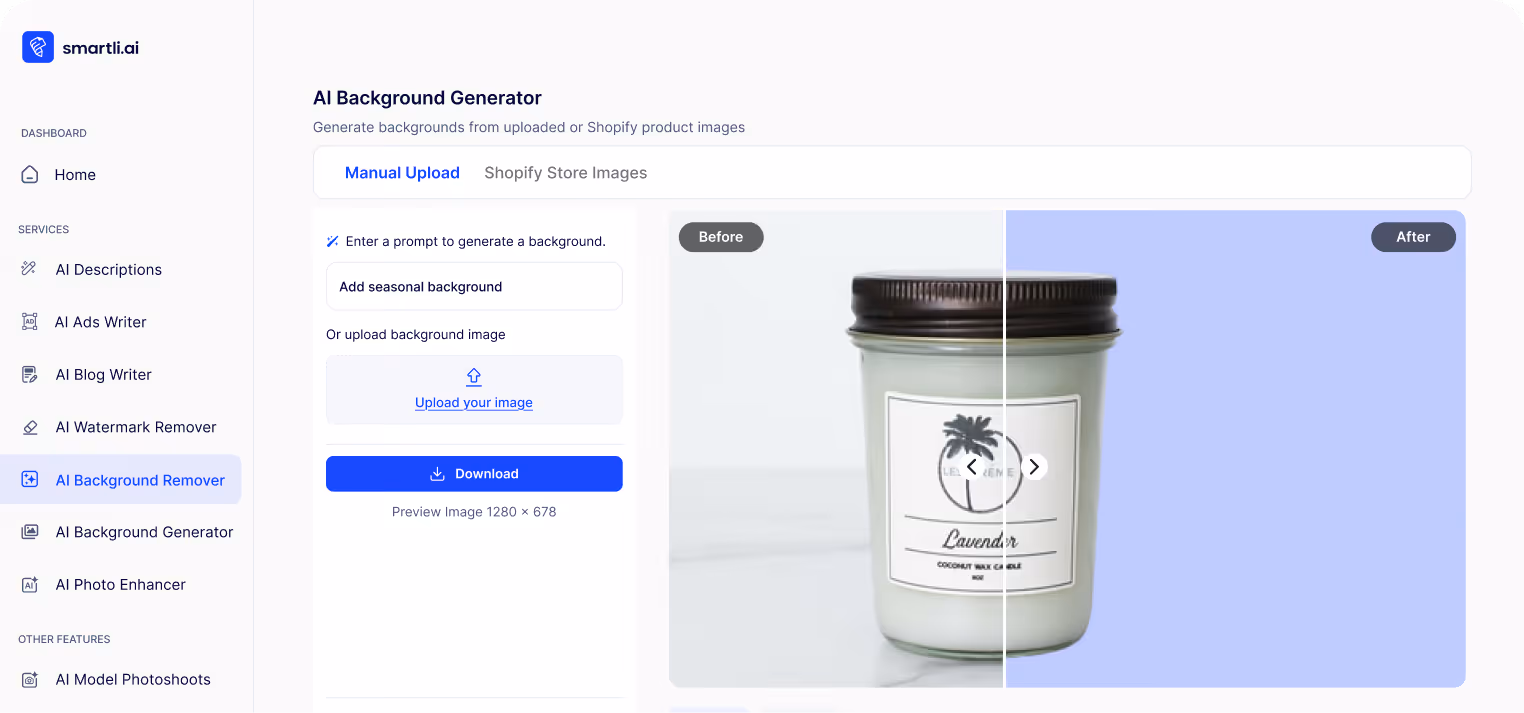Remove Background from images with ease