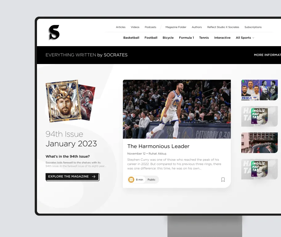 A digital platform showing an open project folder with a minimalist design, featuring a workspace and an annotation tool.