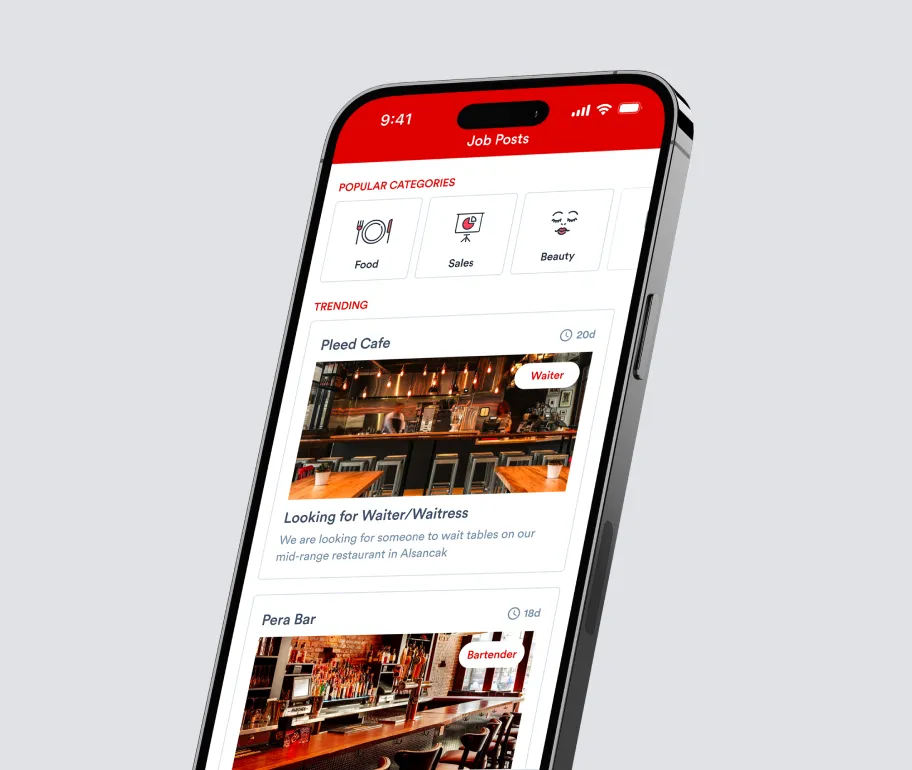 A digital platform showing an open project folder with a minimalist design, featuring a workspace and an annotation tool.