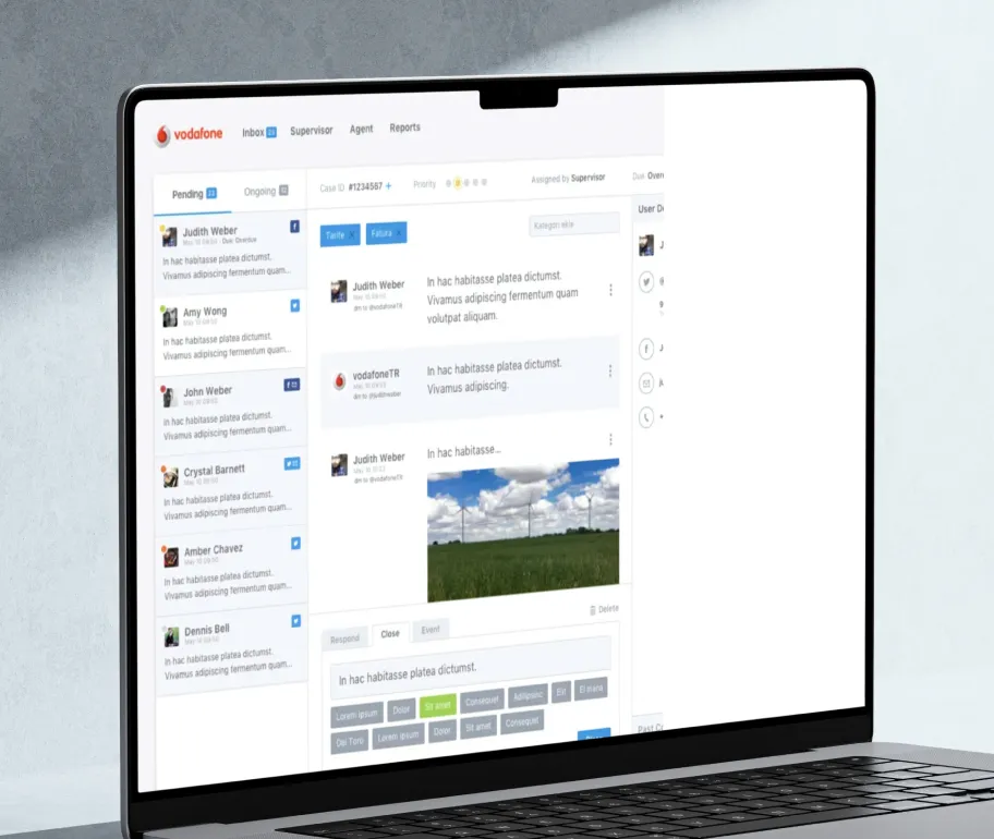 A digital platform showing an open project folder with a minimalist design, featuring a workspace and an annotation tool.