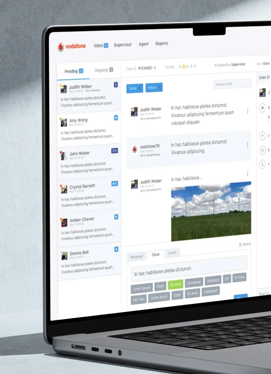 A digital platform showing an open project folder with a minimalist design, featuring a workspace and an annotation tool.