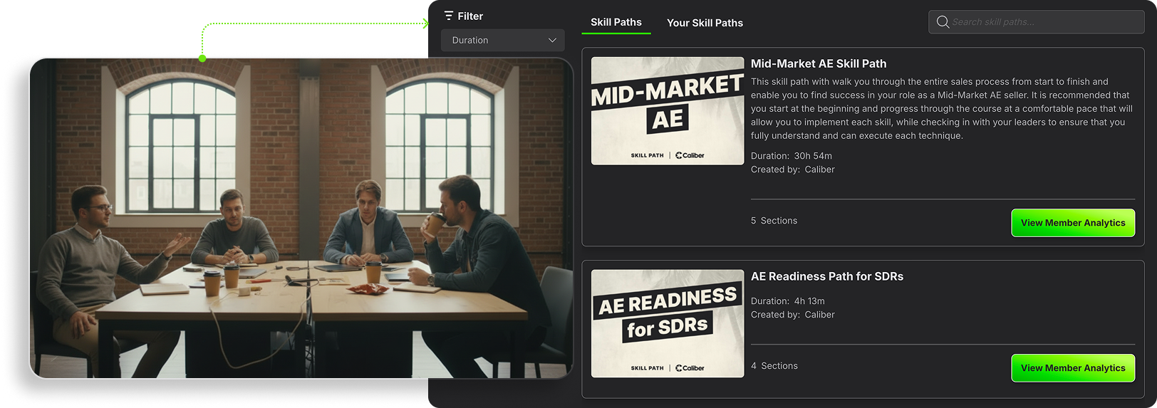 Curated learning. Screenshots of Pclub App users learning.