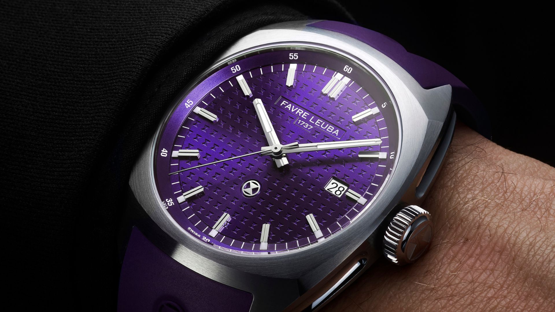 A Bold Reimagining: The New Favre Leuba Chief Date Royal Purple