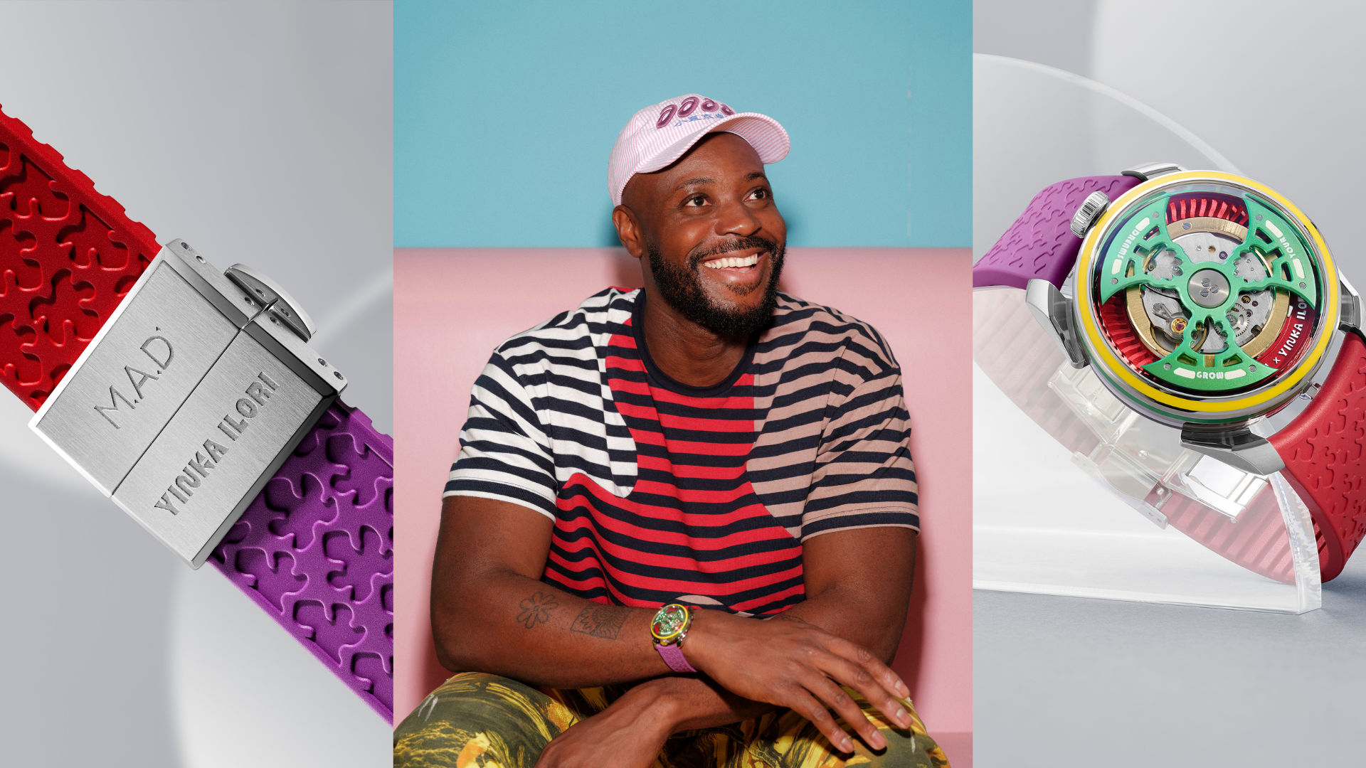 Dreams on your wrist: Yinka Ilori and M.A.D.Editions Launch Bold, Limited-Edition Watches