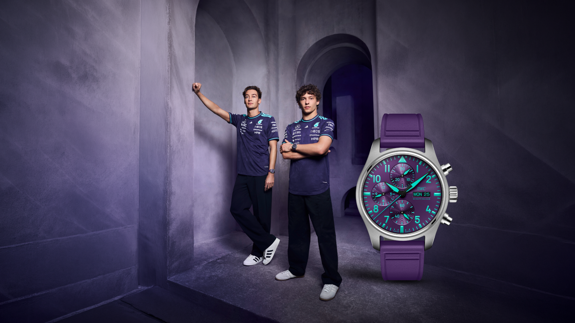 IWC Schaffhausen Goes Purple for the Singapore Grand Prix