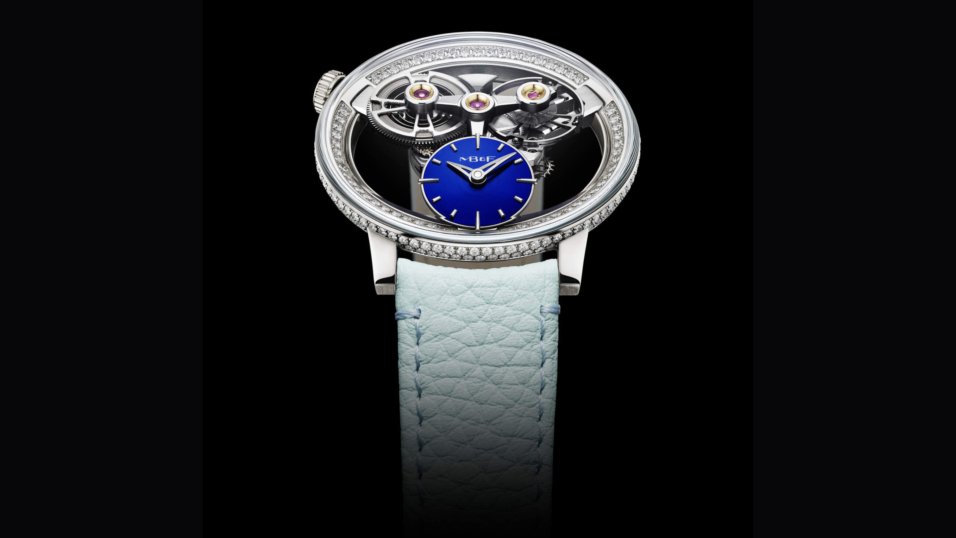 MB&F Introduces a Diamond-set Version of the SP One Pavée
