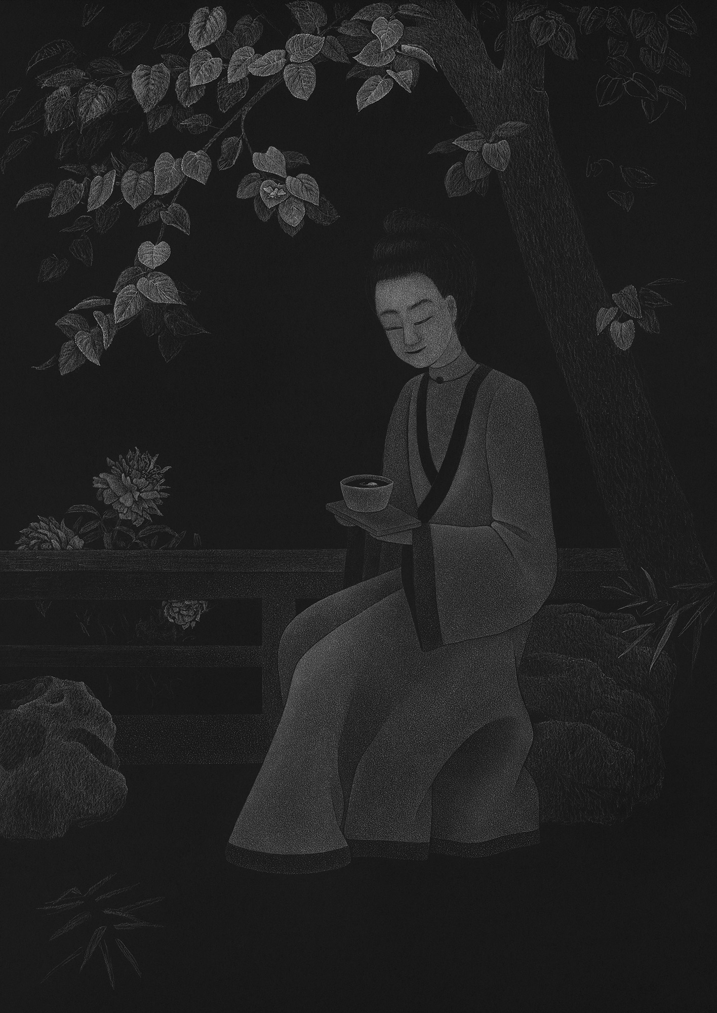 Leizu Observes the Unspinning of a Silk Cocoon