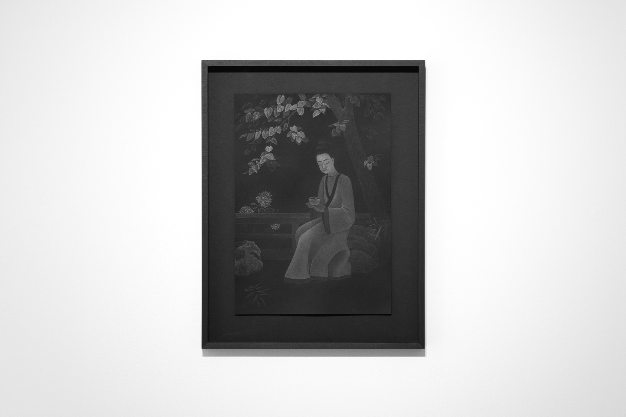 Hinter Glas und auf Papier installation shot 6