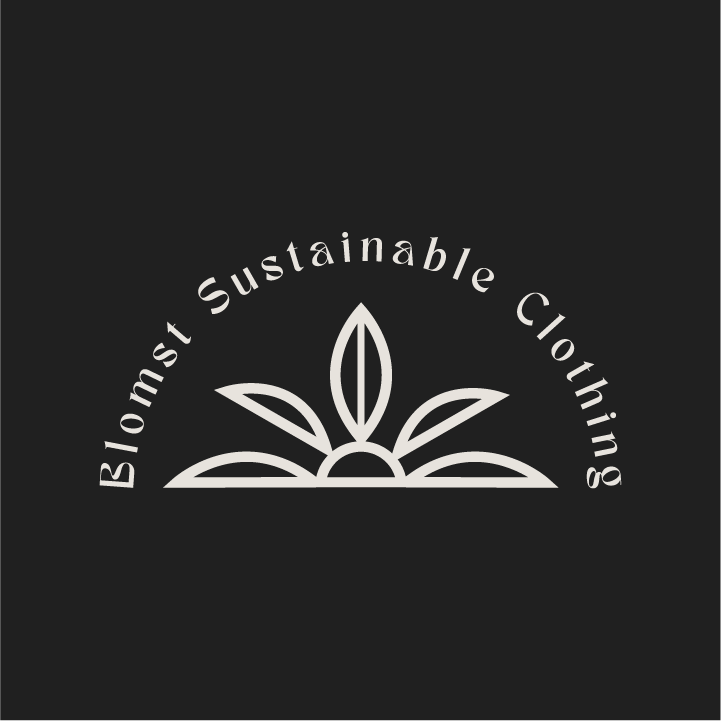 Blomst secondary logo displayed on a light black background