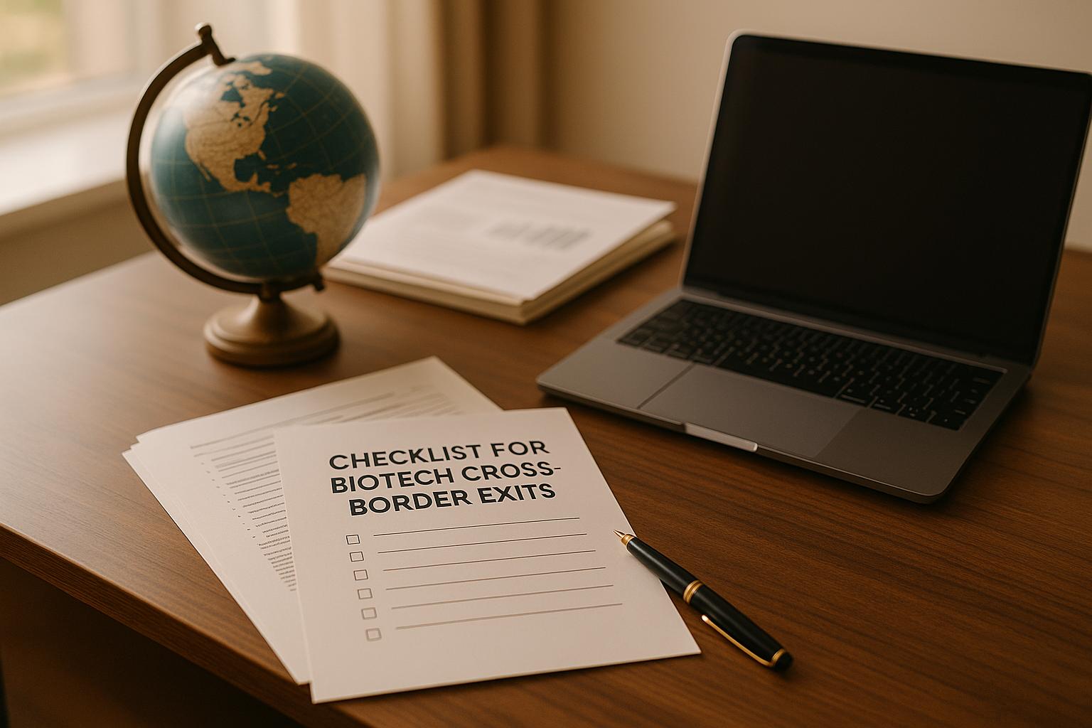 Checklist for Biotech Cross-Border Exits
