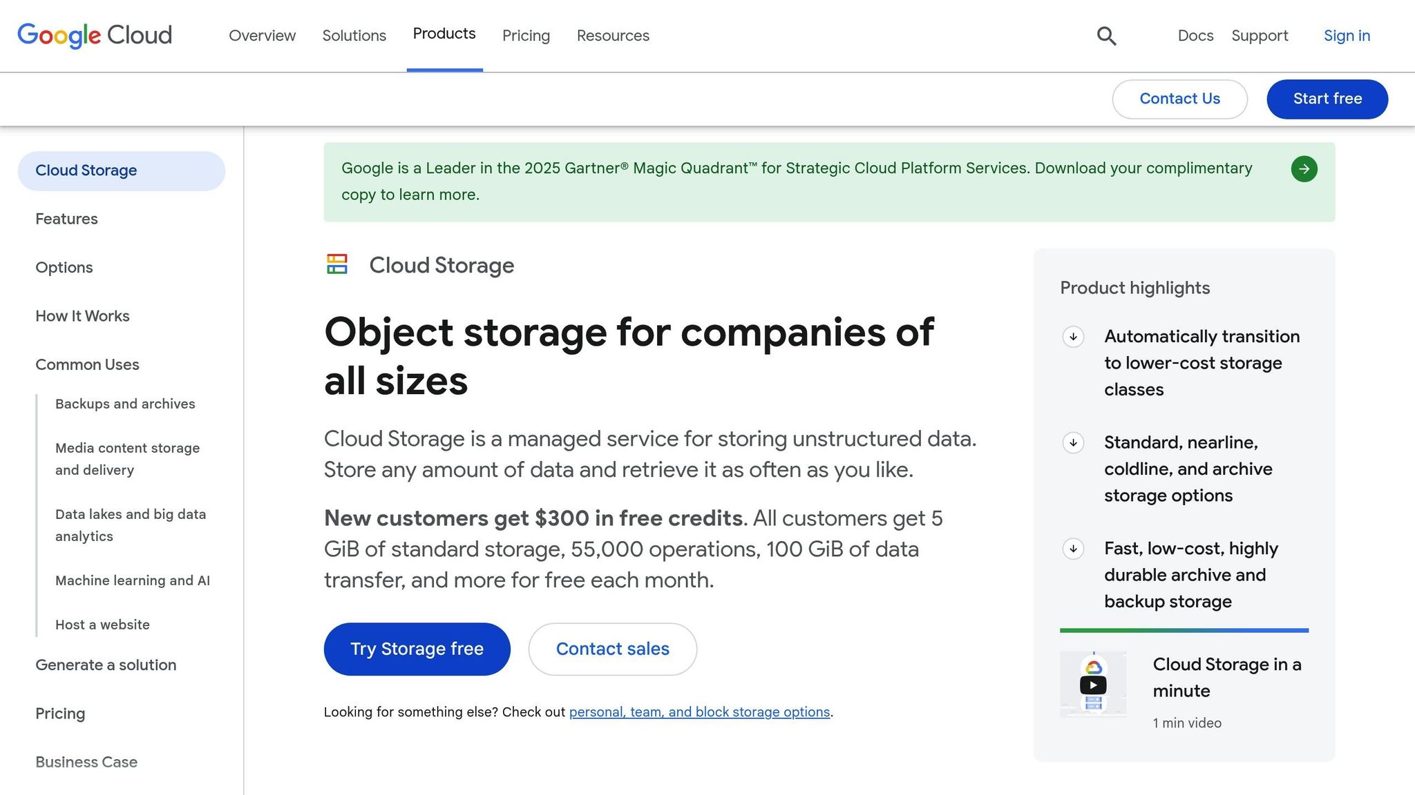 Google Cloud Storage