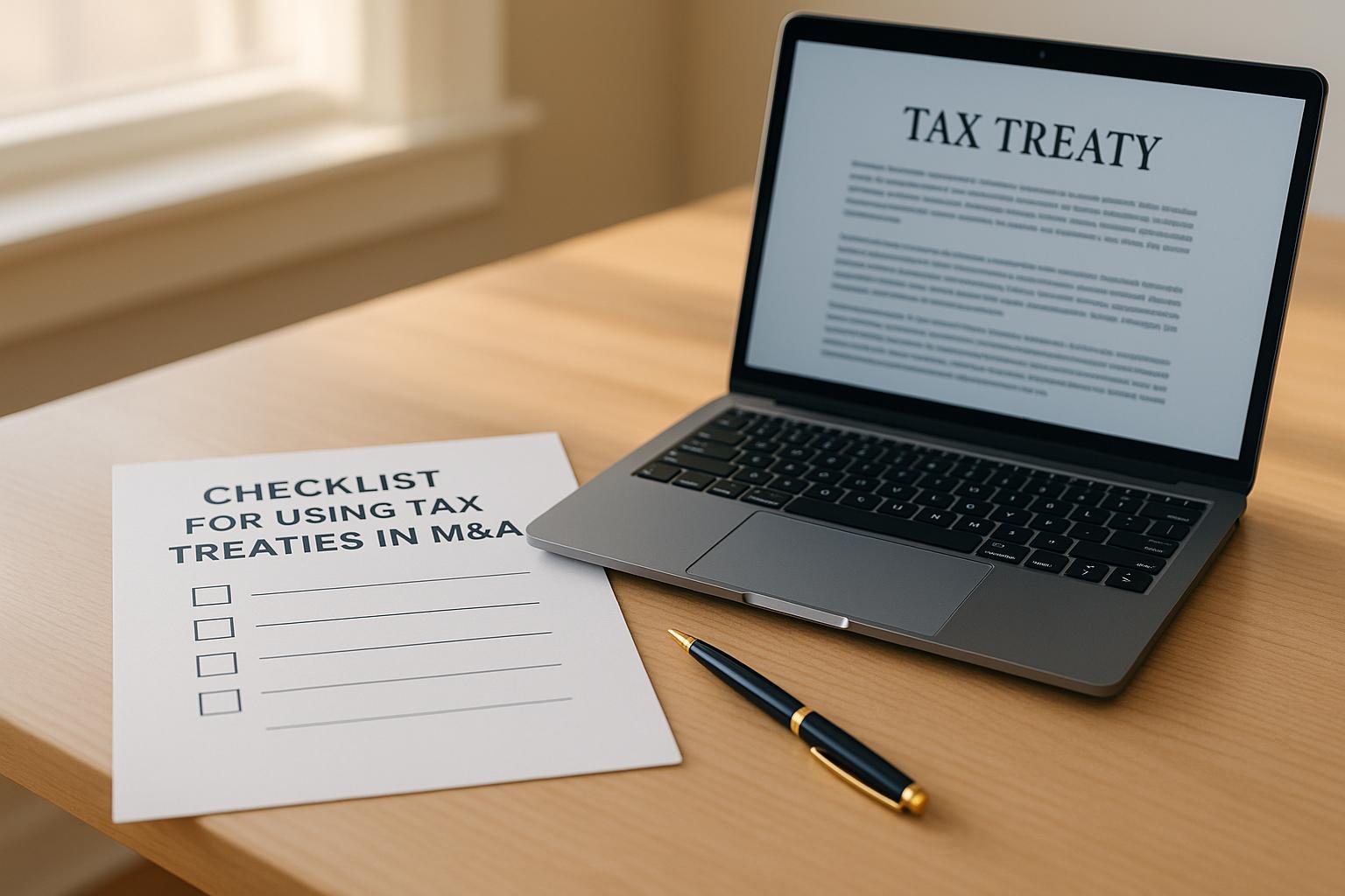 Checklist for Using Tax Treaties in M&A