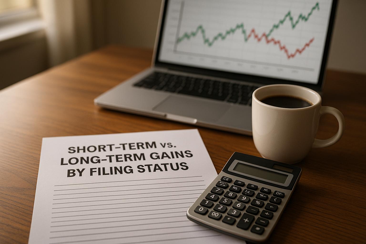 Short vs. Long-Term Gains by Filing Status
