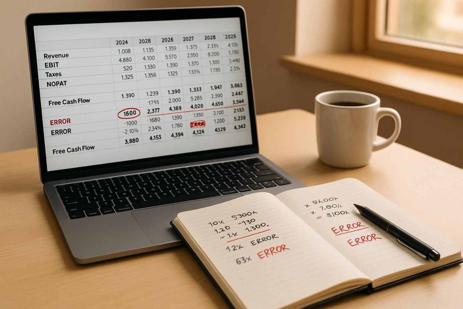 5 Common Errors in DCF Models and How to Fix Them