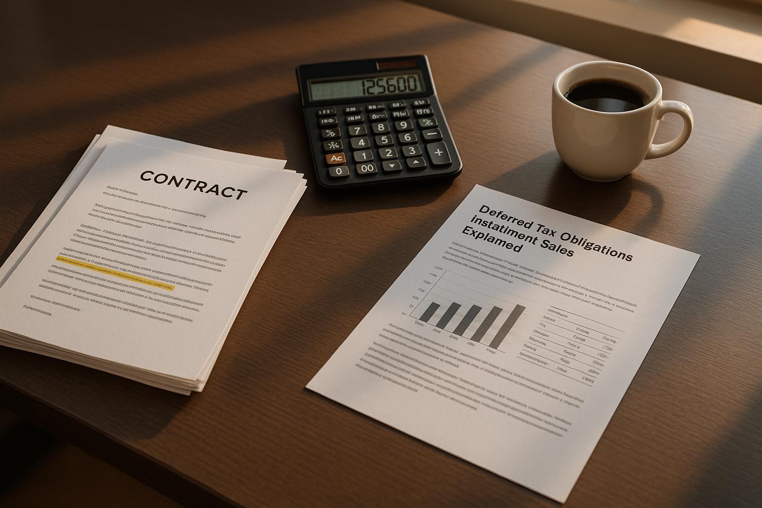 Deferred Tax Obligations: Installment Sales Explained