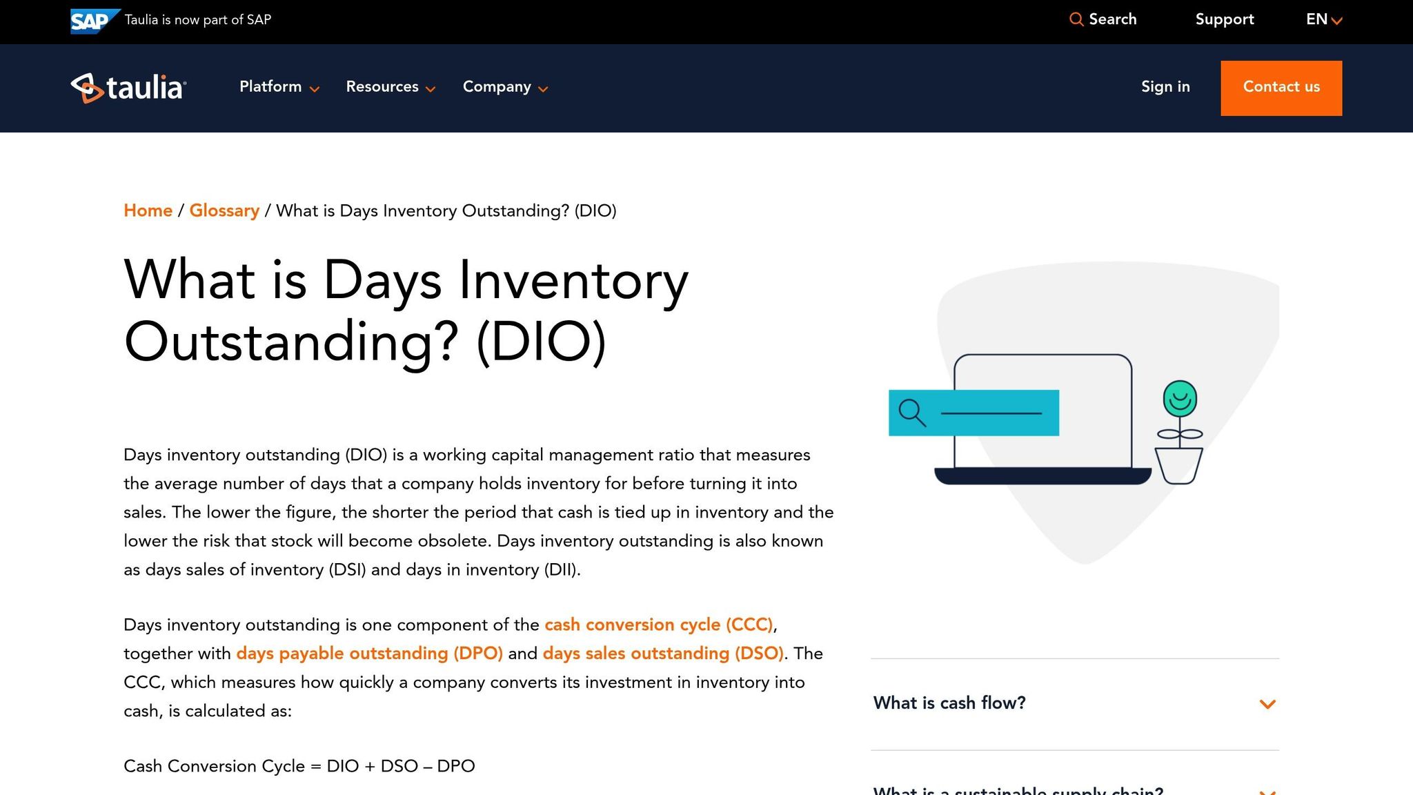 Days Inventory Outstanding