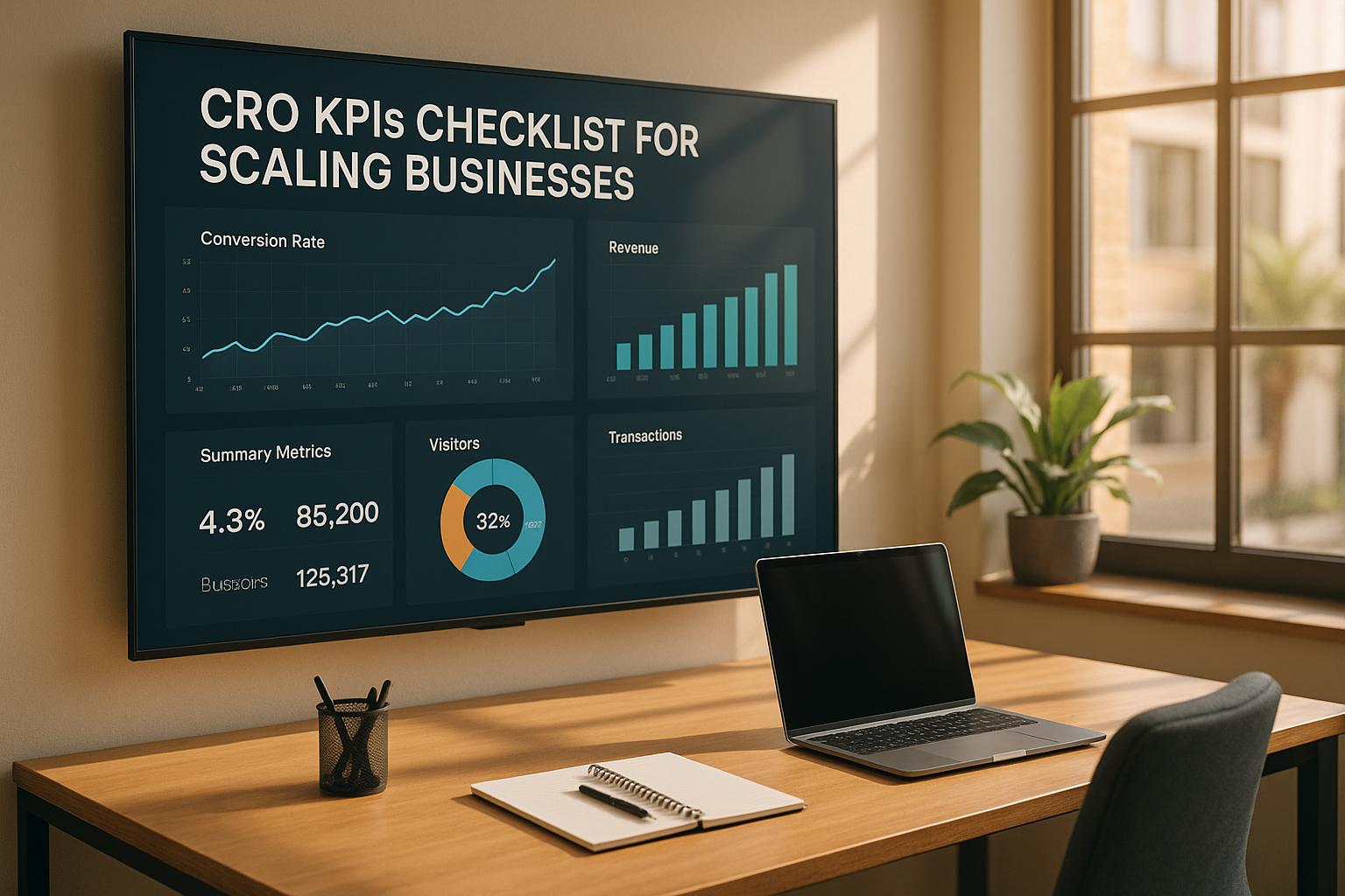 CRO KPIs Checklist for Scaling Businesses